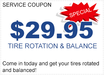 Tire rotation and balance